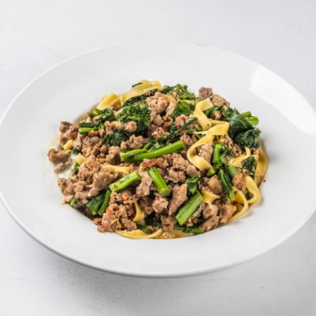 Broccoli Rabe with Sausage/Pasta.