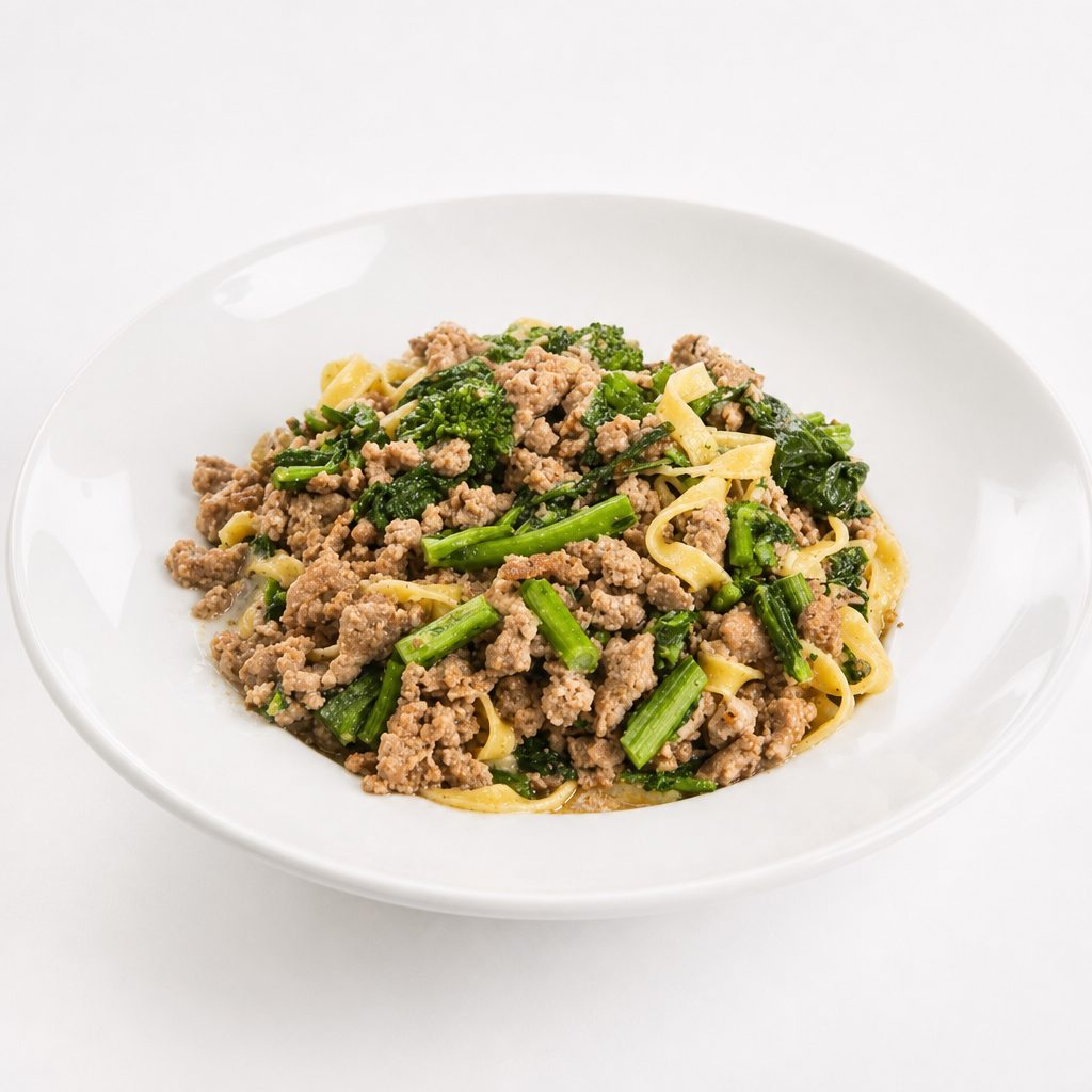 Broccoli Rabe with Sausage/Pasta.