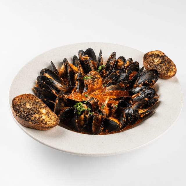 Mussels Fra Diavolo.