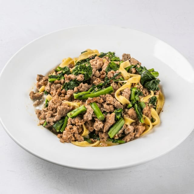 Broccoli Rabe with Sausage/Pasta.